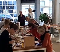 Workshop "Wie aus Strandgut Kunst wird" - SCHWERIN - Tisch